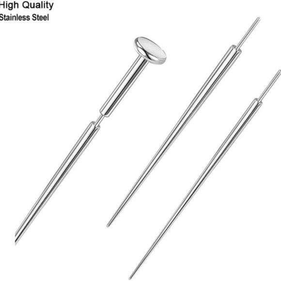 Nose Rings Set Stainless Steel 20g Hoops & Studs Hypoallergenic Jewelry - Picture 4 of 7